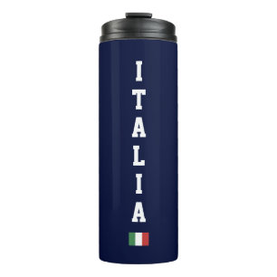 Vertical Athletic Italia & Italiaanse vlag op mari Thermosbeker
