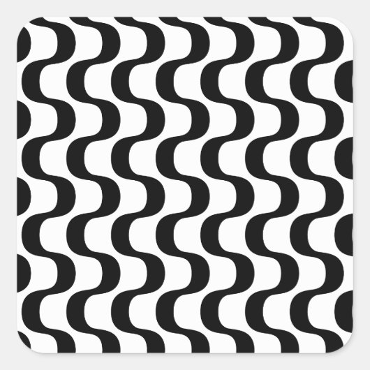 Vertical Copacabana Vierkante Sticker (Voorkant)