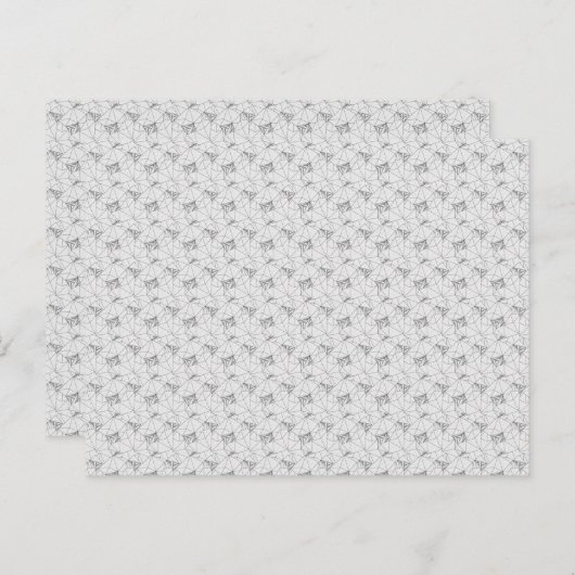 vertical Design One Hundred Two Briefkaart (Voorkant / Achterkant)