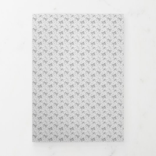 vertical Design One Hundred Two Drieluik Wenskaart (Cover)