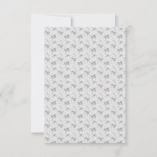 vertical Design One Hundred Two RSVP Kaartje (Voorkant)
