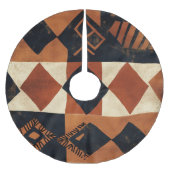 Vertical design with African elements Kerstboom Rok (Voorkant)