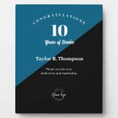 Vertical Employee years of service award blue Fotoplaat (Voorkant)