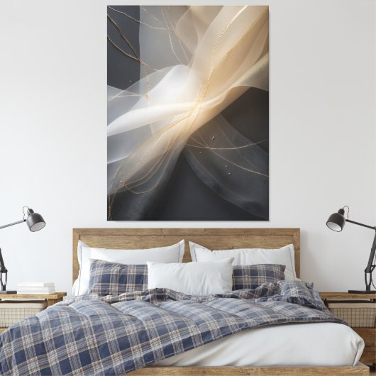 Vertical Equinox Veil Canvas Afdruk (Insitu (Slaapkamer))