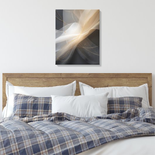 Vertical Equinox Veil Canvas Afdruk (Insitu (Slaapkamer))