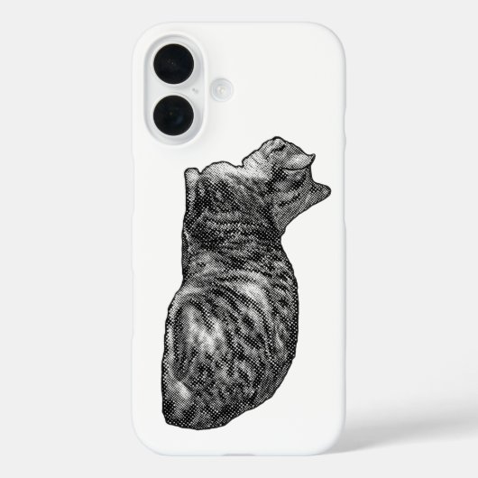 Vertical frame, tabby-rust Case-Mate iPhone case (Achterkant)