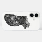 Vertical frame, tabby-rust Case-Mate iPhone case (Achterkant (horizontaal))