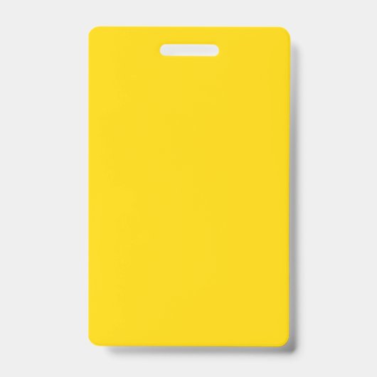 Vertical Geel & Wit Badge – Aangepast Uiterlijk (Voorzijde)