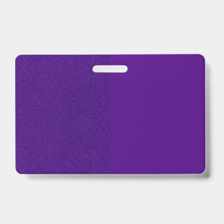Vertical gespleten paars badge (aanpasbaar)