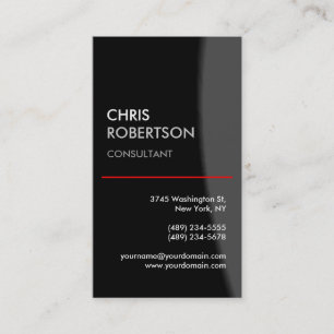 Vertical grijs patroon chic trendy visitekaartje