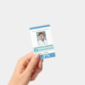 Vertical LPN, Verpleegkundige, Pasfoto Badge (Handheld)