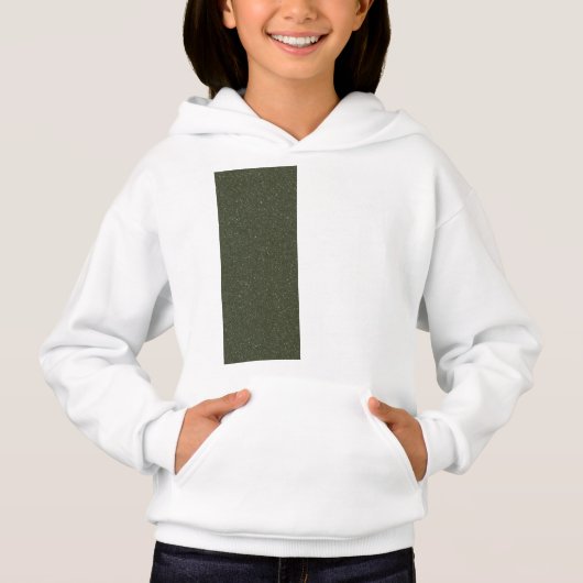 Vertical Moss Green Kinder Pullover Hoodie (Aangep (Voorkant)