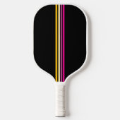 Vertical Multicolored Stripe Pickleball Paddle (Voorkant)