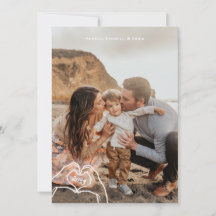 Vertical Nieuwjaar 5 Foto's Wenskaart