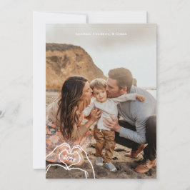 Vertical Nieuwjaar 5 Foto's Wenskaart Feestdagenkaart