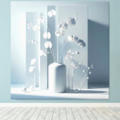 Vertical Orchid Composition Canvas Afdruk (Insitu (Houten vloer))