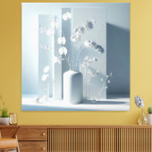 Vertical Orchid Composition Canvas Afdruk (Insitu (Woonkamer))
