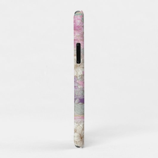 Vertical Pastel Stripes With Lace Textures  Case-Mate iPhone Case (Achterkant/rechts)