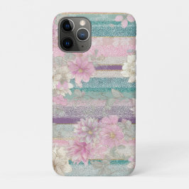 Vertical Pastel Stripes With Lace Textures  Case-Mate iPhone Case