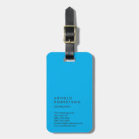 Vertical Sky Blue Name Address Telefoon E-mail