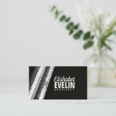 Vertical Trails in Monochrome Visitekaartje (Staand voorkant)