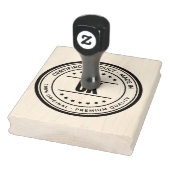 Vertical UK Logo Formaat Kwaliteit Uniek Kobaltink Rubberstempel (Stempel)