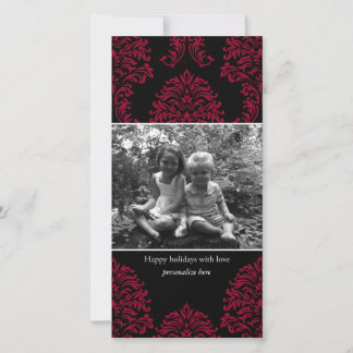 Verticale 1 fotokaart feestdagenkaart