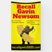 Verticale 3ft x 5ft recallgavin2020 banner (Verticaal)