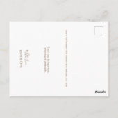 Verticale Achterkant Blauwe Jongen Foto Doopfeest Briefkaart (Achterkant)