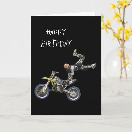 verticale aerial motorcross #2 kaart (Gele Bloem)