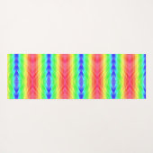 Verticale afbeelding van een levendig, regenboogkl yogamat (Achterkant (horizontaal))