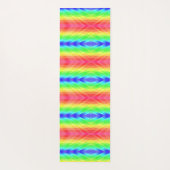 Verticale afbeelding van een levendig, regenboogkl yogamat (Achterkant)