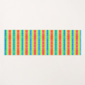 Verticale afbeelding van een levendig, regenboogkl yogamat (Voorkant (horizontaal))
