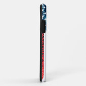verticale amerikaanse vlag Case-Mate iPhone case (Achterkant/rechts)