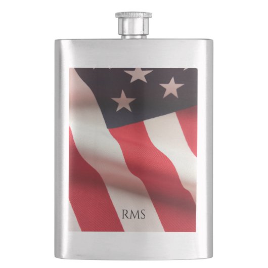 Verticale Amerikaanse vlag Flacon (Voorkant)