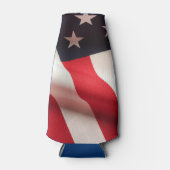 Verticale Amerikaanse vlag Flesjeskoeler (Voorkant)