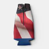 Verticale Amerikaanse vlag Flesjeskoeler (Achterkant)