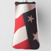 Verticale Amerikaanse vlag Golfheadcover (Draai 90)