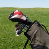 Verticale Amerikaanse vlag Golfheadcover (Insitu)