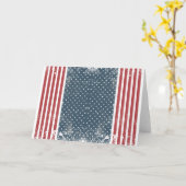 verticale amerikaanse vlag kaart (Gele Bloem)