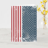 verticale amerikaanse vlag kaart (Gele Bloem)