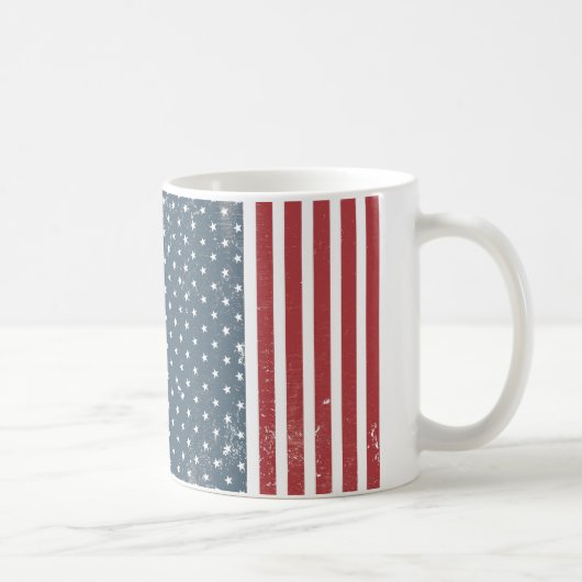 verticale amerikaanse vlag koffiemok (Rechts)
