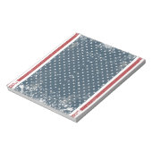 verticale amerikaanse vlag notitieblok (Linkerzijde)