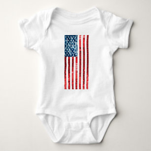 verticale amerikaanse vlag romper
