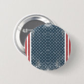 verticale amerikaanse vlag ronde button 5,7 cm (Voorkant /achterkant)