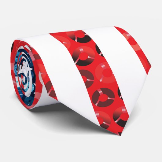 verticale amerikaanse vlag stropdas (Opgerold)