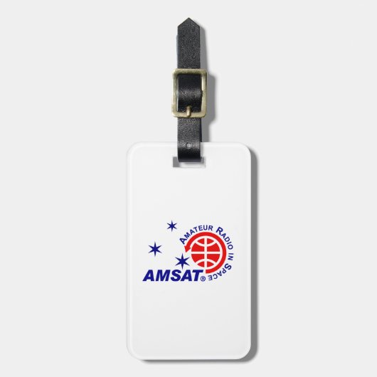 Verticale AMSAT-Logo bagage Bagagelabel (Voorkant verticaal)