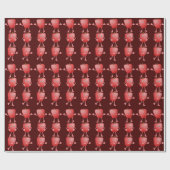 Verticale appels cadeaupapier (Vlak)