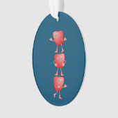 Verticale appels ornament (voorkant)