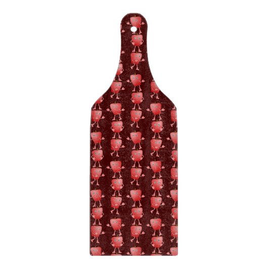 Verticale appels snijplank (Voorkant)